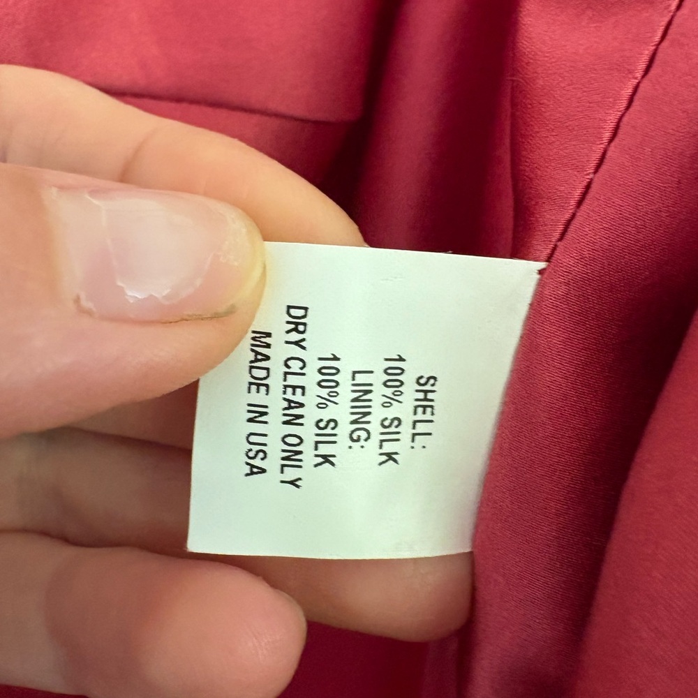 Jenny Yoo 100% Silk Dress- Size 4 - Picture 4 of 4